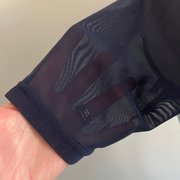 Fila Mahggie Dress Velvet and Mesh Color Block Dress Short Sleeve Bodycon S NWT - Picture 3 of 9